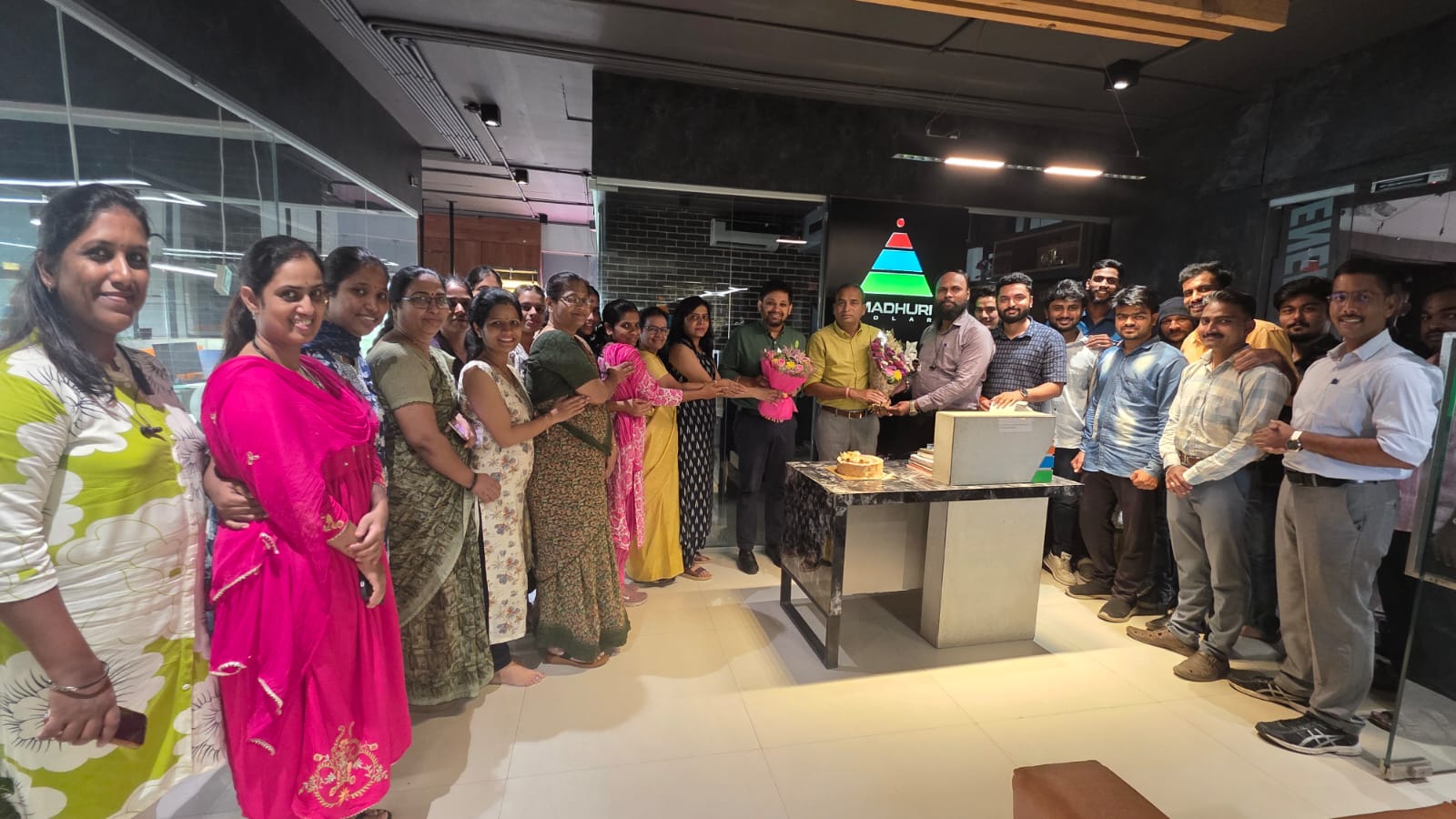 Celebration at Madhuri Solar